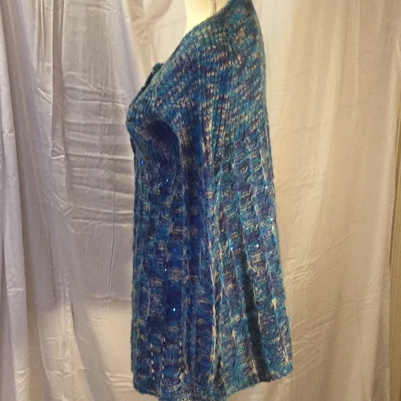 Soft multi blue Cardigan - Picture 7 of 8